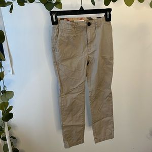 Kids 7Y Burberry khaki pants